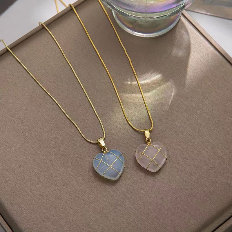Fashion Moonstone Necklace For Cartoon Princess Love Girl Necklace Novelty Jewelry - Image 2