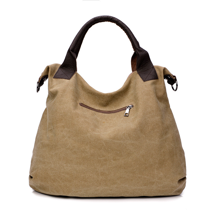 Handbags Women Minimalist Retro Shoulder Crossbody Vintage Canvas Bag - Image 6
