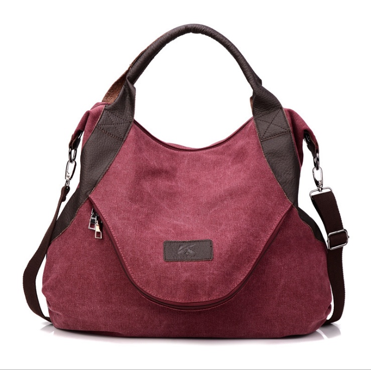 Handbags Women Minimalist Retro Shoulder Crossbody Vintage Canvas Bag - Image 7