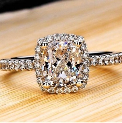 Rings For Women Bridal Wedding Anelli Trendy Jewelry Engagement Ring White Gold Color Anillos - Image 9