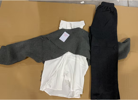 3pcs Knitted Sweater Suit With Shirt And Wide Leg Pants Autumn And Winter Suit Women - Image 3